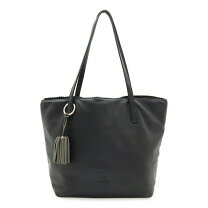 LOEWE ロエベ ハンドバッグ レザー タッセル アナグラム クリーム 