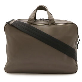 BOTTEGA VENETA ボッテガ ヴェネタ ボッテガベネタ イントレチャート ビジネスバッグ ブリーフケース 2WAY ショルダーバッグ レザー グレージュ 【中古】