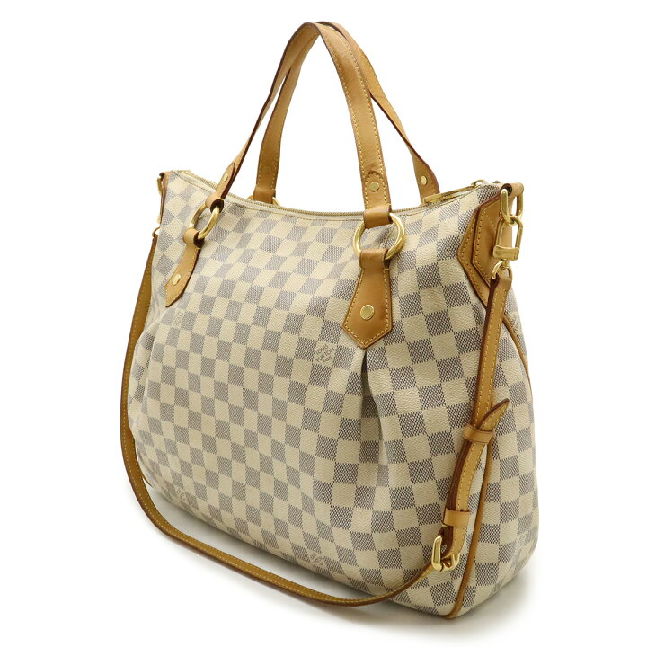 楽天市場】LOUIS VUITTON ルイ ヴィトン ダミエアズール イーヴォラMM 