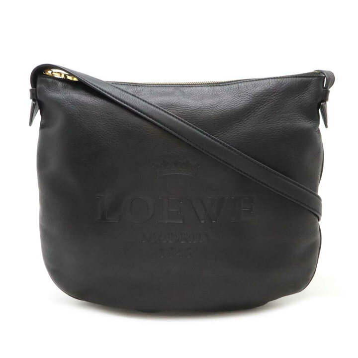 楽天市場】LOEWE ロエベ ヘリテージ ロゴ ショルダーバッグ 斜め掛け 