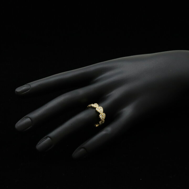 楽天市場】Cartier カルティエ ハートウィズ ダイヤリング 指輪 K18YG 