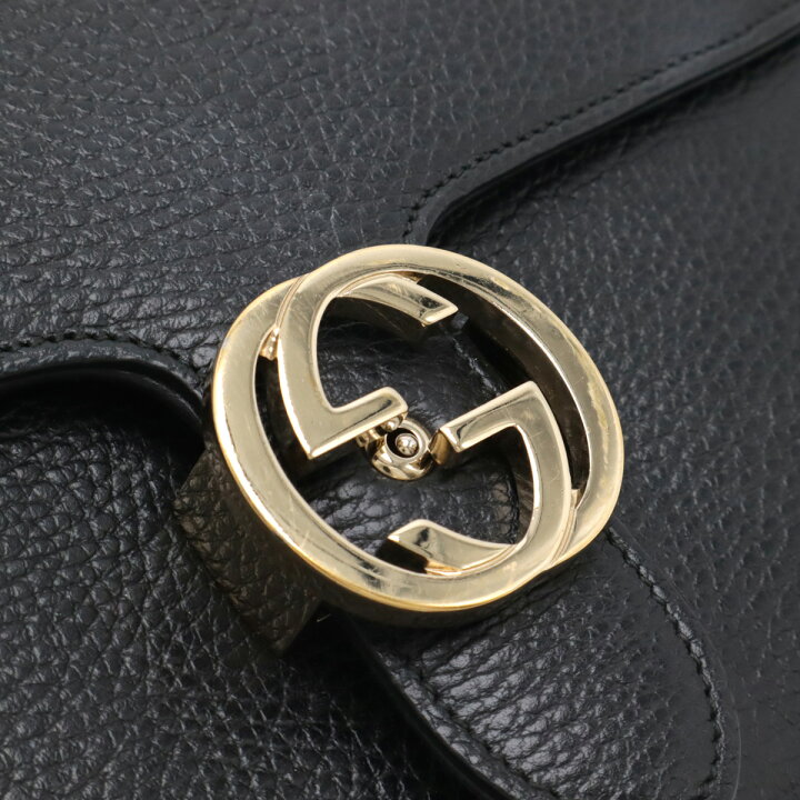 楽天市場】GUCCI グッチ インターロッキングG ロゴ チェーンショルダー 