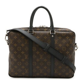 LOUIS VUITTON ルイ ヴィトン モノグラムマカサー PDV PM ポルトドキュマン ヴォワヤージュ PM ビジネスバッグ ブリーフケース 2WAY M52005 【中古】