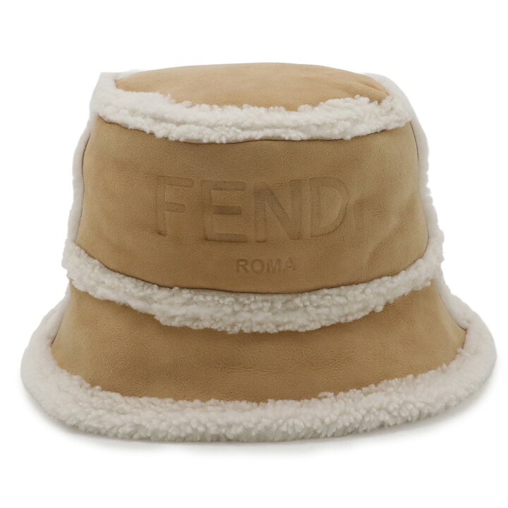 楽天市場】FENDI フェンディ ロゴ シアリング バケットハット 帽子 