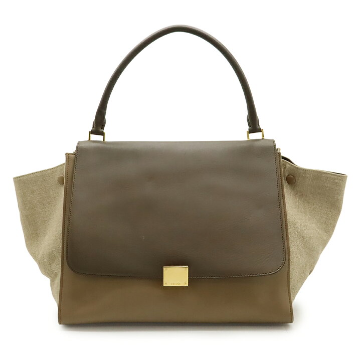 楽天市場】CELINE セリーヌ トラペーズ ハンドバッグ ショルダーバッグ 
