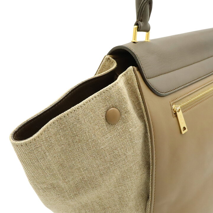 楽天市場】CELINE セリーヌ トラペーズ ハンドバッグ ショルダーバッグ 