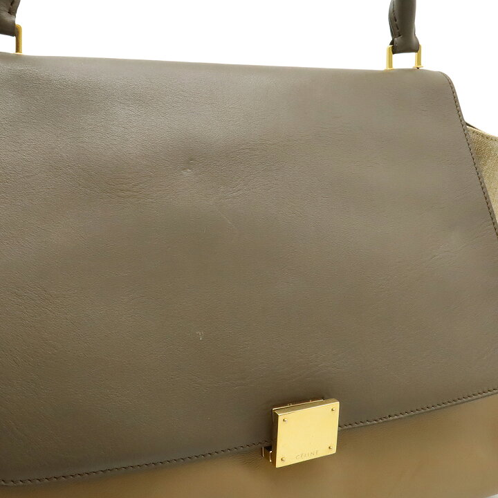 楽天市場】CELINE セリーヌ トラペーズ ハンドバッグ ショルダーバッグ 