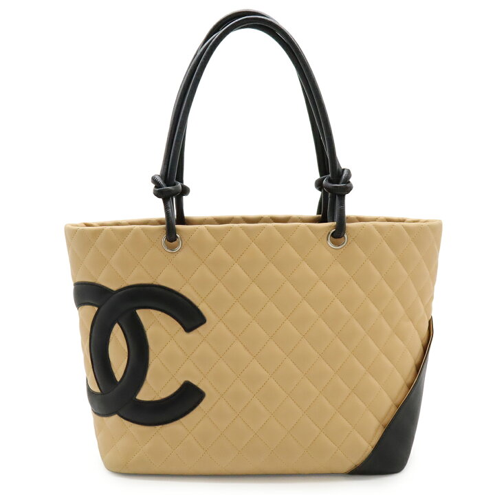楽天市場】CHANEL シャネル カンボンライン ココマーク ラージトート 