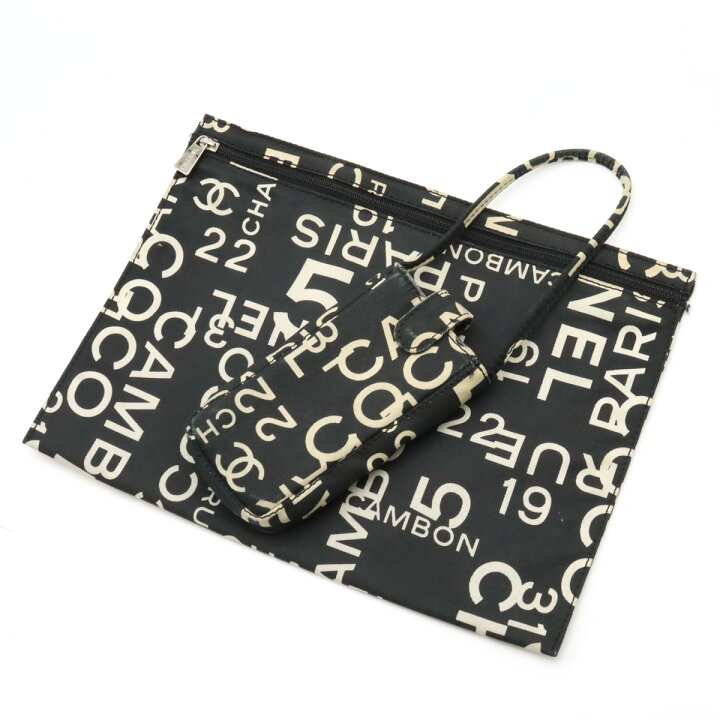 楽天市場】CHANEL シャネル バイシーライン ロゴ トートバッグ ラージ 
