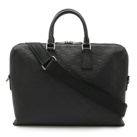 LOUIS VUITTON ルイ ヴィトン ダミエ アンフィニ PDJ ポルト ドキュマン ジュール ビジネスバッグ 2WAY ショルダーバッグ オニキス ブラック N41248 【中古】