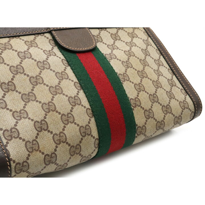 グッチ GUCCI セカンドバッグ GGスプリーム シェリーライン 出色 グッチ GUCCI セカンドバッグ GGスプリーム シェリーライン 出色