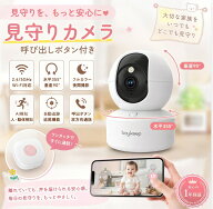 【コストパフォーマンスが最高！】屋内用防犯カメラ　ペットカメラ　ベビーモニター　500万画素　AI検知…