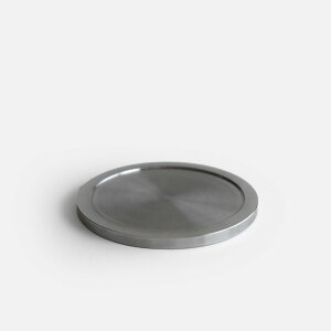 3RD CERAMICS サードセラミックス / Plant Pot 受皿 ステンレス|プランター受皿 ガーデニング インドアグリーン 鉢皿 ステンレス皿 シンプル|117029