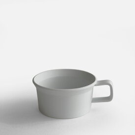 1616/arita japan / TY “Standard” Tea Cup w.handle（Plain Gray）【有田焼/柳原照弘/TYスタンダード/ティーカップ/食器/ギフト】[116389