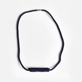 NOEUD / Lineknot-necklace(NV)【メール便可 2点まで】【ヌー/ラインノットネックレス/アクセサリー/ロープ/結び目】[113851