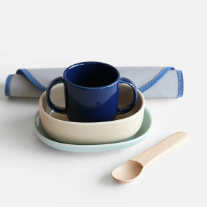NUPPU / Baby Tableware Set(Wood violet) | kbv/TXeBiu`hYe[uEFA/EbhoCIbgZbg/qpH/c//oYj/g | 118338