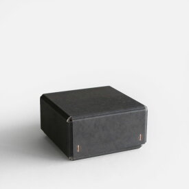 STACK CONTAINERS / No.06 SQUARE(Dark ink)【スタックコンテナーズ/ペーパーコンテナー/スクエア/ダークインク/紙箱/ストレージ/小物いれ】[114637