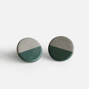 POINT / HALF-earring(gray/green)�y���[���։� 5�_�܂Łz�y�|�C���g/�n�[�t/�C�������O/�A�N�Z�T���[/�h��/�O���[/�O���[���z[114317