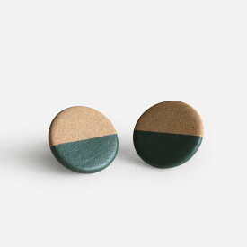 POINT / HALF-pierce(red/green)【メール便可 5点まで】【ポイント/ハーフ/ピアス/アクセサリー/塗装/レッド/グリーン】[114304