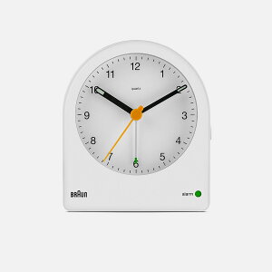 BRAUN ブラウン / Analog Alarm Clock BC22W|アナログアラームクロック 置き時計 ディーターラムス ミニマル シンプル モダン ホワイト|117634