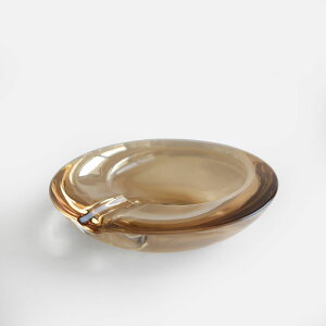 TSUKUDA&CO. / GLASS ASHTRAY(Small/Amber)bOXAbVg[ DM KX  pTgz_[ ϊ Ao[ Vv _ CeA Mtg v[gb116510