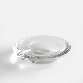 TSUKUDA&CO. / GLASS ASHTRAY(Small/Clear)【グラスアッシュトレー/灰皿/お香立て/パロサントホルダー/佃企画/クリア】[116507