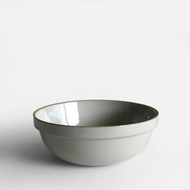 HASAMI PORCELAIN[ハサミポーセリン] / Bowl-Round φ18.5cm(Gloss Gray)/HPM049【あす楽対応】【ボウルラウンド/鉢/丼/グロスグレー/クリア/波佐見焼/食器/ギフト】[115461