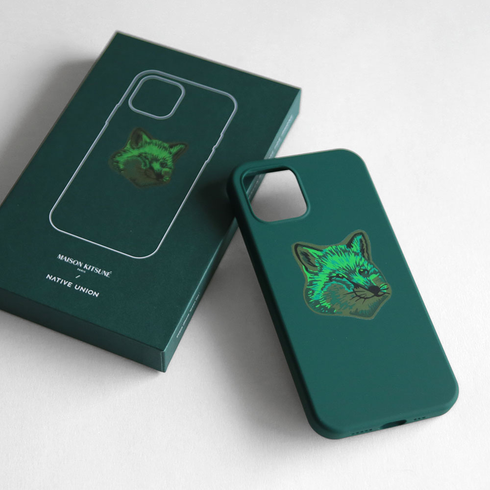 Maison Kitsune x NATIVE UNION[メゾンキツネ x ネイティブユニオン] / The Green Fox Case for  iPhone 12/12 Pro【メール便可 1点まで】【iPhoneケース/iPhoneカバー/アイフォンケース/Apple製品用】[115156  