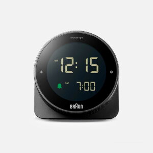 BRAUN ブラウン / Digital Clock BC24B|デジタルクロック アラームクロック 置き時計 目覚まし時計 ディーターラムス ミニマル シンプル モダン ブラック|117751