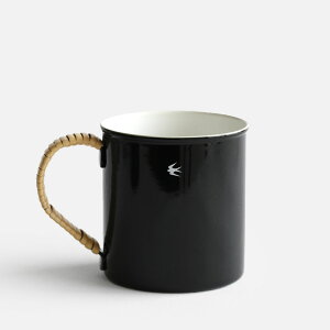 GLOCAL STANDARD PRODUCTS グローカルスタンダードプロダクツ / ツバメラタンマグ L ブラック|琺瑯 ホーロー 燕三条製 tsubame キャンプ アウトドア おしゃれ 食器|117530