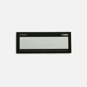 THOR / THOR Document Sticker(Large)【メール便可 10点まで】【ソー/ドキュメントステッカー/ディテール/シール/整理/耐水】[117746