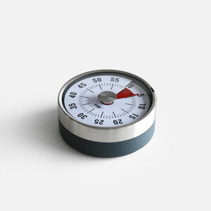 TFA DOSTMANN �e�B�[�G�t�G�[ �h�X�g�}�� / Analogue kitchen timer PUCK 38.1028 (Gray)�b�A�i���O�L�b�`���^�C�}�[ �X�e�����X�X�`�[�� TFA�f�U�C�� �O���[ ������� �V���v�� �L�b�`���p�i�b117758
