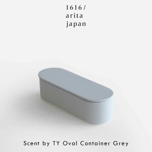 1616/arita japan / TY gStandardh Scent by TY Oval Container Grey | Lc a ƍO TYX^_[h I[oRei[ LjX^[  H Mtg v[g CeA P[X  