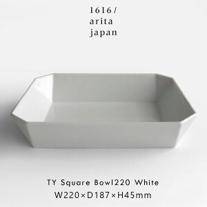 1616/arita japan / TY gStandardh Square Bowl220(White) | Lc/ƍO/TYX^_[h/XNGA{E/H/Mtg | 118468