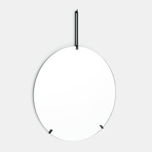 MOEBE ���[�x / WALL MIRROR 50cm(Black)�b�E�H�[���~���[ �� �p�� �X�`�[�� �z�e�����C�N �T�j�^���[ �C���e���A �f�U�C�� �~�j�}�� �V���v�� �k�� �f���}�[�N ���H�X ���X�g���� �Z��ݔ� �u���b�N 