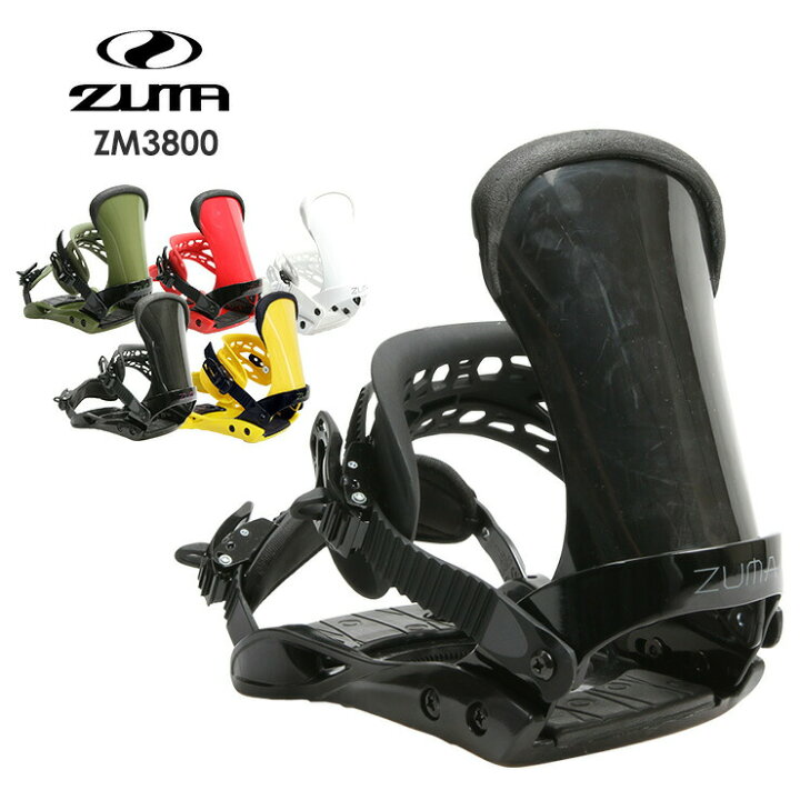 楽天市場】ZUMA ツマ ZM3800 2019 スノーボード バインディング メンズ 