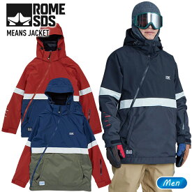 ROME ローム MEANS JACKET ミーンズジャケット メンズ 男性用 スノーボードウェア スノーウェア スキーウェア【ぼーだまん】
