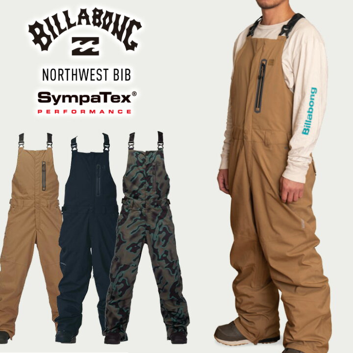 楽天市場】2023 BILLABONG ビラボン NORTHWEST BIB ビブパンツ 男性用 
