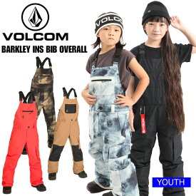 22-23 VOLCOM ボルコム BARKLEY INS BIB OVERALL パンツ スノーボード ボーイズ ガールズ 【ぼーだまん】