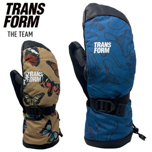 23-24 TRANSFORM トランスフォーム THE TEAM ザ チーム スノーボード グローブ ミトン スキーグローブ 【ぼーだまん】