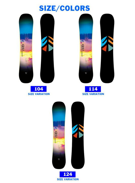 楽天市場】23-24 GRAY グレイ キッズ 板 CUB-X つや消しモデル 子供  