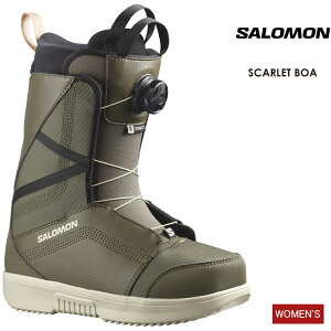 23-24 2024 SALOMON T SCARLET BOA XJ[bg{A {Au[c Xm[{[h u[c fB[X E[Y