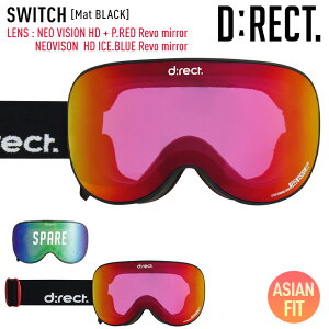 D:RECT fBNg Xm[{[h S[O {[iXYt SWITCH J[FMat BLACK YFNEOVISON HD RED Revo mirror 