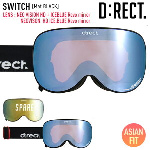D:RECT fBNg Xm[{[h S[O {[iXYt SWITCH J[FMat BLACK YFNEOVISON HD ICE.BLUE Revo mirror 