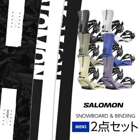 取付無料 SALOMON サロモン CRAFT クラフト スノーボード ＆ RHYTHM バインディング 2点セット 23-24 2024 メンズ