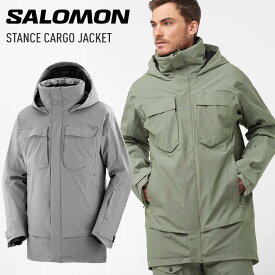 23-24 SALOMON サロモン STANCE CARGO JACKET M スタンスカーゴ ジャケット スノーボード スキー ウェア 【ぼーだまん】