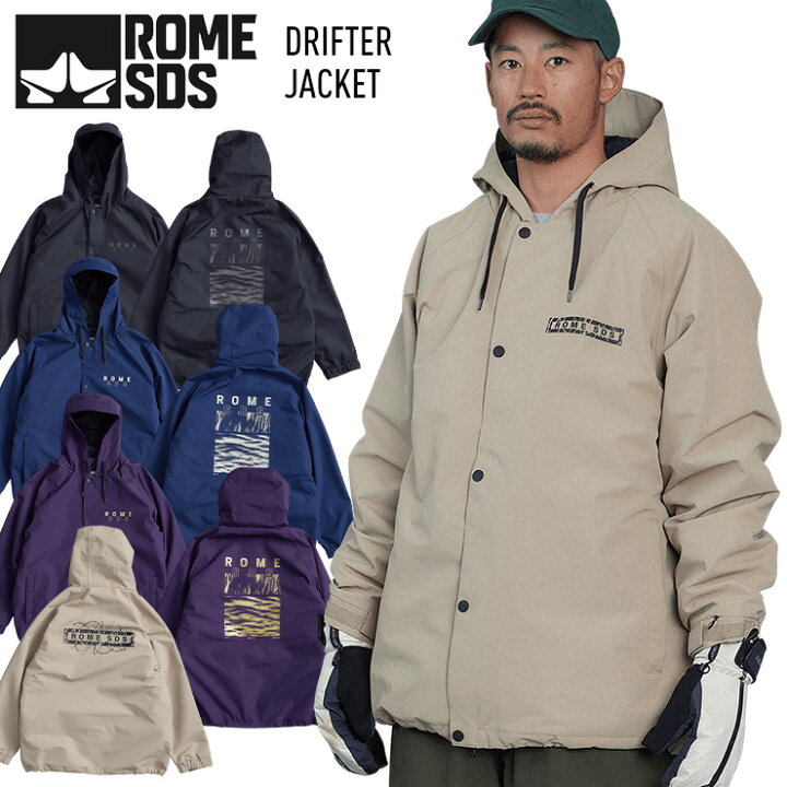 楽天市場】正規品 23-24 ROME SDS ローム DRIFTER JACKET スノーボード  