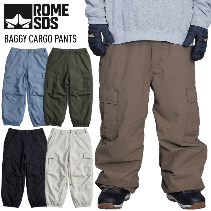 楽天市場】正規品 23-24 ROME SDS ローム BAGGY CARGO PANTS 