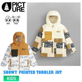 23-24 PICTURE ピクチャー SNOWY PRINTED TODDLER JKT スノーボード 雪遊び キッズ スキー ジュニア 子供