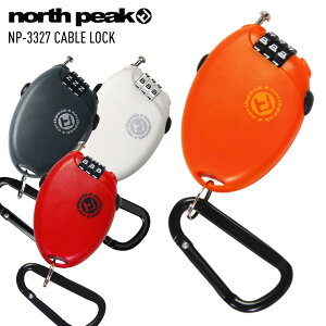 NORTH PEAK �m�[�X�s�[�N CABLE LOCK NP-3327 �P�[�u�����b�N ������莮 �ԍ����b�N�� �X�m�[�{�[�h �X�L�[ �y�ځ[���܂�z